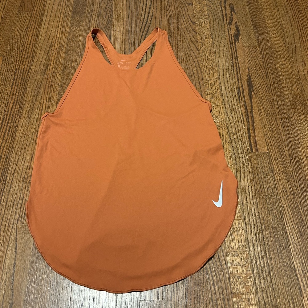 Nike Dri-FIT Burnt Orange Racerback Athletic Tank Top Women’s XS